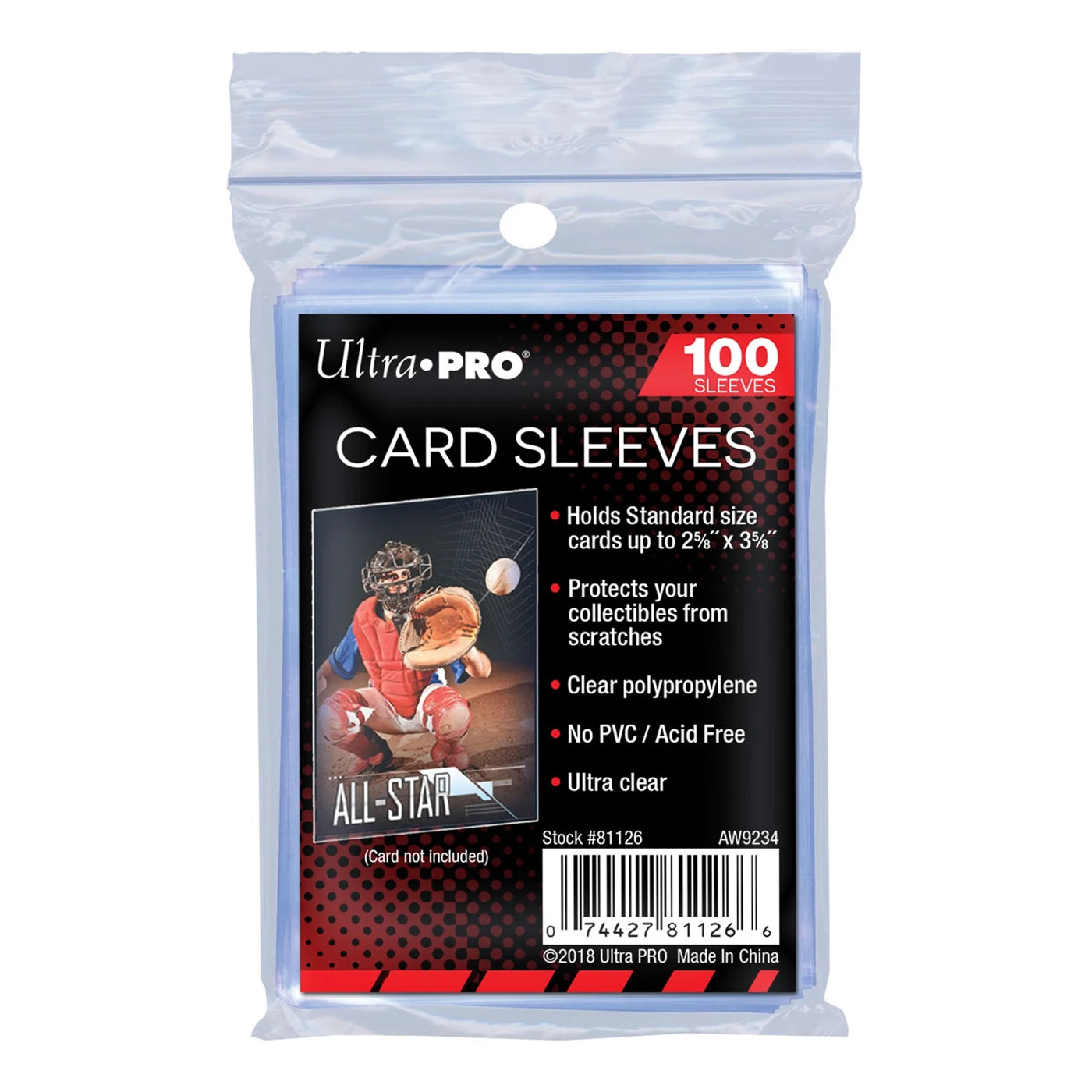 Soft Card Sleeves - Standard Size - 100pc