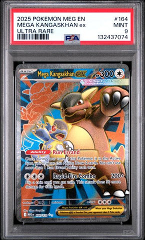 2025 MEGA KANGASKHAN ex - POKEMON MEG EN-MEGA EVOLUTION (PSA MINT 9)