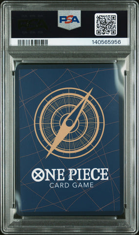 2025 One Piece Op11-A Fist Of Divine Speed #005 Luffy-Tarou Special ALT PSA 10 - Back