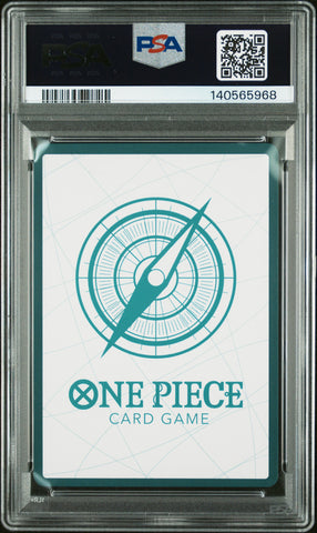 2025 One Piece Op13-Carrying On His Will Don!! Card Alternate Art-Gold PSA 10 - Back
