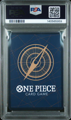 2025 One Piece Op13-Carrying On His Will #007 Ace & Sabo & Luffy PSA 10 - Back